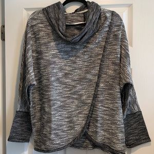 Calvin Klein cowl neck wrap style pullover, size XL